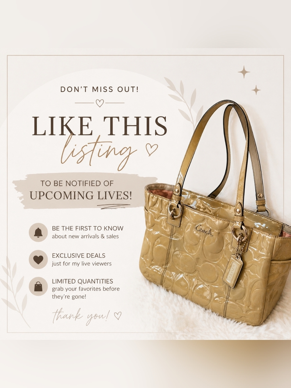 Like To Be Notified || Live Shows